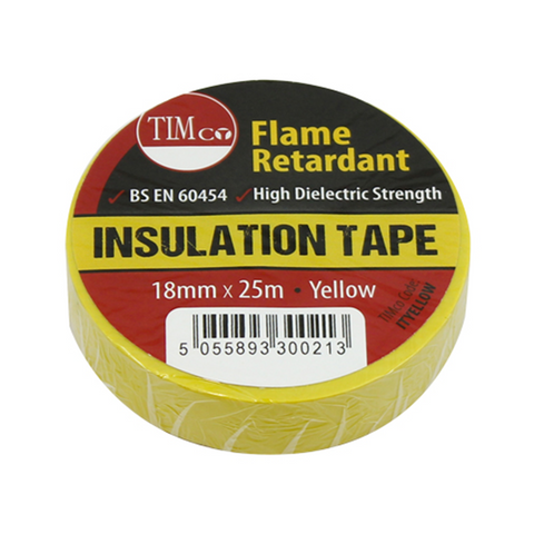 PVC Insulation Tape Yellow 5056110871141 PVC Insulation Tape Yellow 5056110871141