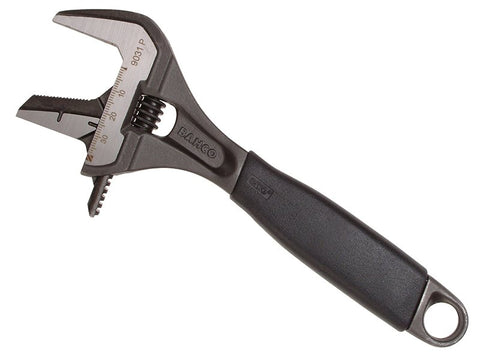 Bahco 9031P Black ERGO Adjustable Wrench 200mm (8in) Main Image