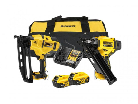 DEWALT DCK246P2 XR Nailer Kit 18V 2 x 5.0Ah Li-ion Main Image