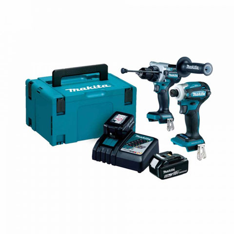 Makita DLX2455TJ 18V LXT Brushless Combo Kit With 2 x 5.0Ah Main Image