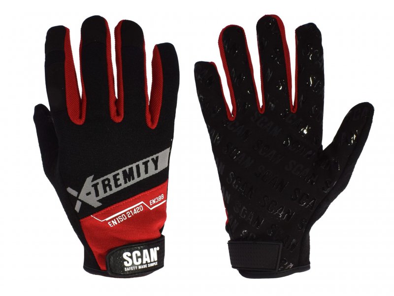 Scan Work Gloves with Touch Screen Function- Main Image