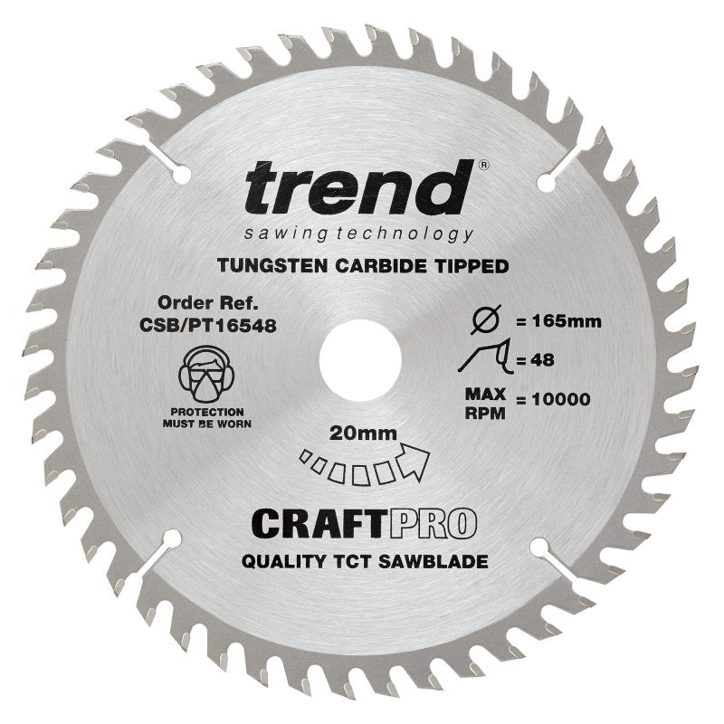 CRAFT BLADE PT TCP 165X48T X 20MM Main Image
