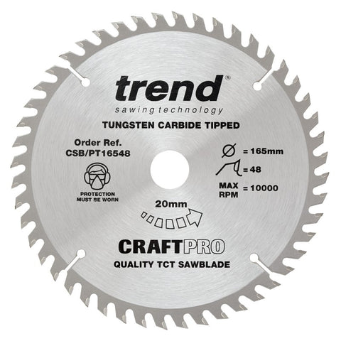 CRAFT BLADE PT TCP 165X48T X 20MM Main Image