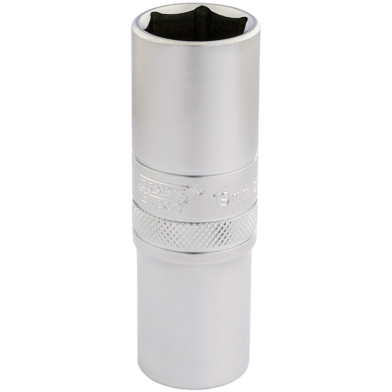 Draper 6 Point Metric Deep Socket, 1/2  Sq. Dr., 19mm Main Image