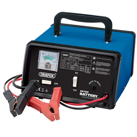 Draper 6/12V Battery Charger, 4.2A Main Image