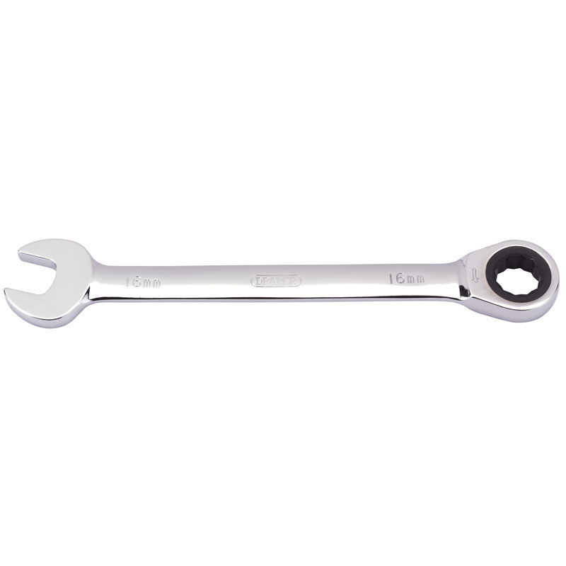 Draper Metric Ratcheting Combination Spanner, 16mm Main Image