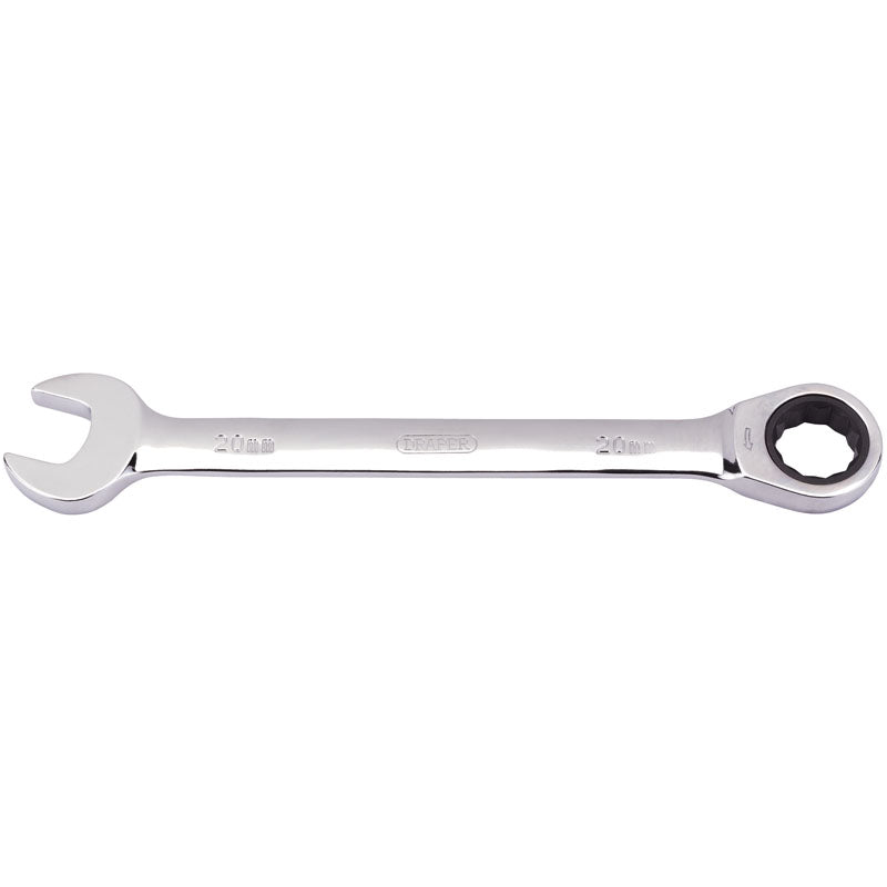 Draper Metric Ratcheting Combination Spanner, 20mm Main Image