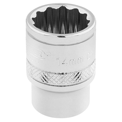 Draper HI-TORQ 12 Point Socket, 3/8  Sq. Dr., 14mm Main Image