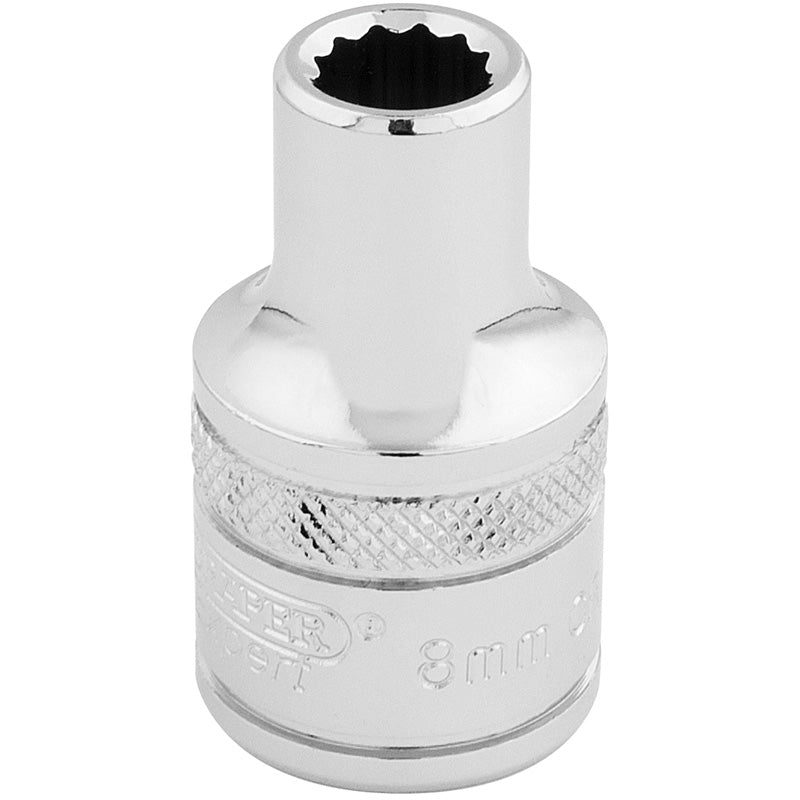 Draper HI-TORQ 12 Point Socket, 1/2  Sq. Dr., 8mm Main Image