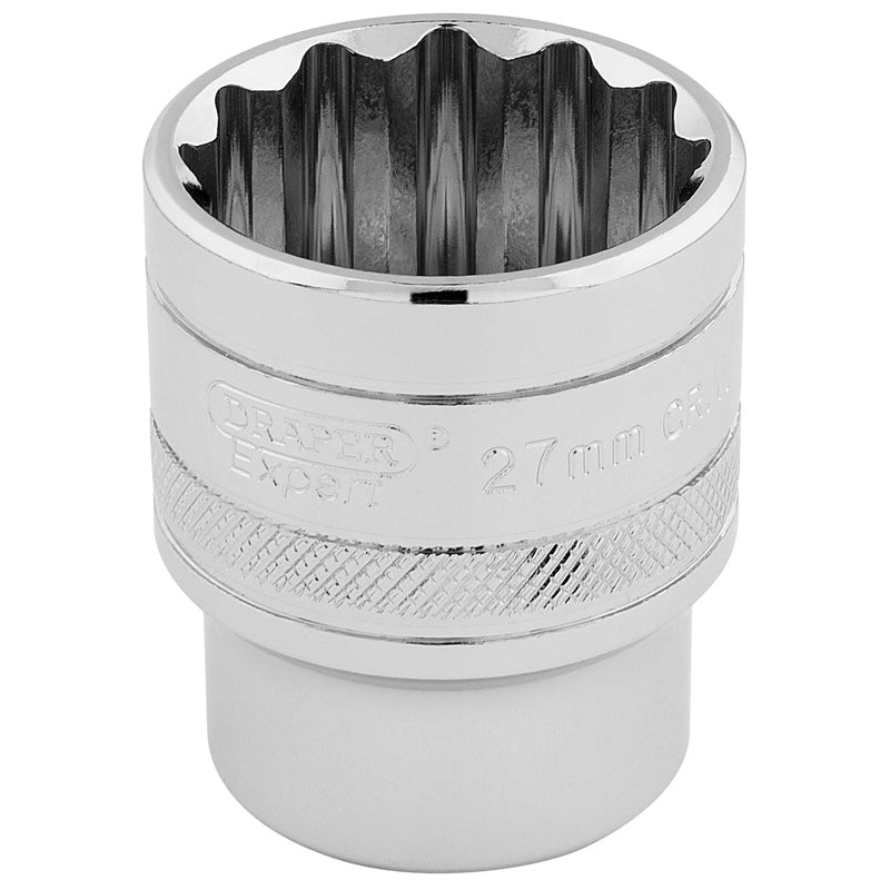 Draper HI-TORQ 12 Point Socket, 1/2  Sq. Dr., 27mm Main Image