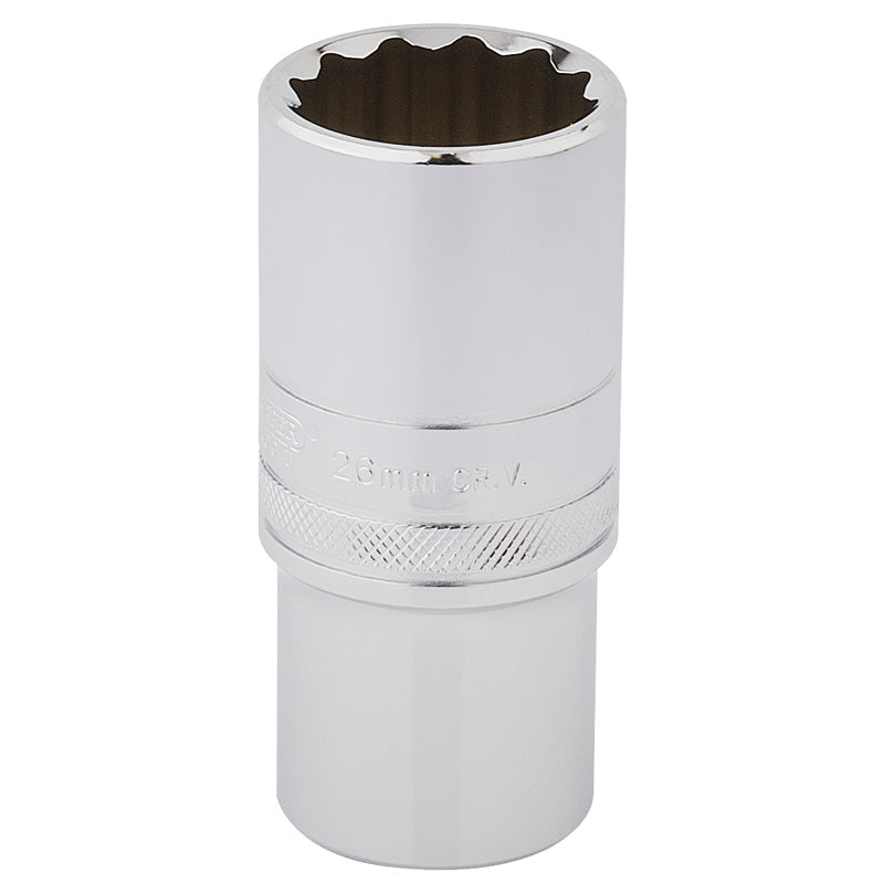 Draper HI-TORQ 12 Point Deep Socket, 1/2  Sq. Dr., 26mm Main Image