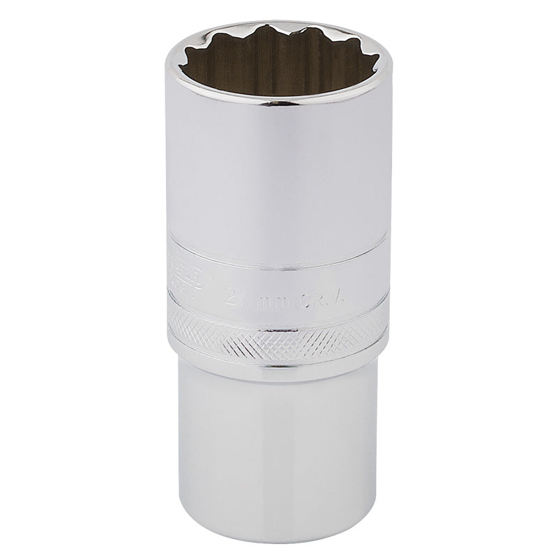 Draper HI-TORQ 12 Point Deep Socket, 1/2  Sq. Dr., 27mm Main Image