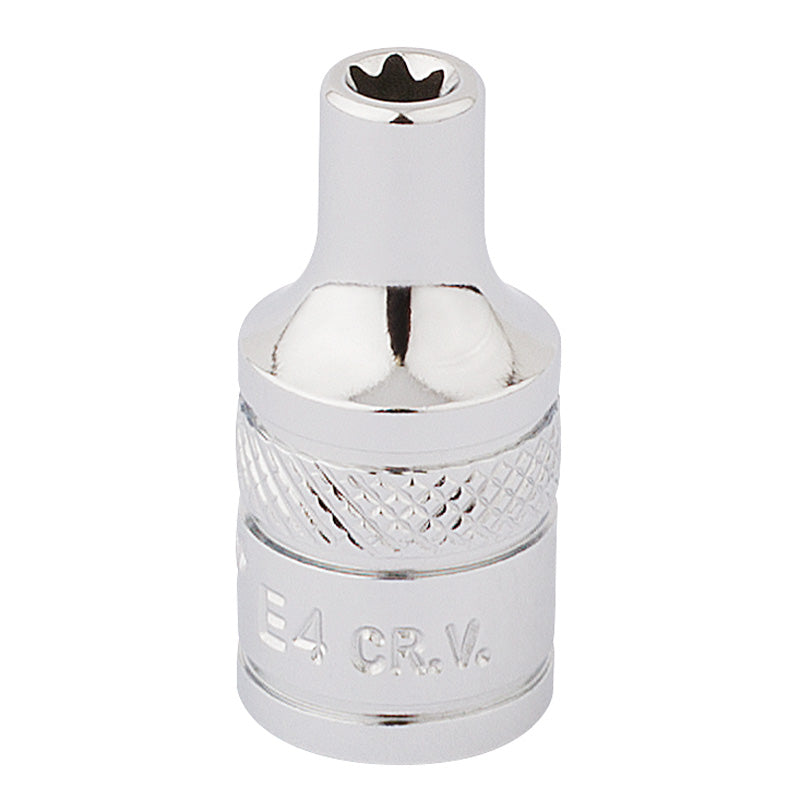 Draper Draper TX-STAR Socket, 1/4  Sq. Dr., E4 Main Image