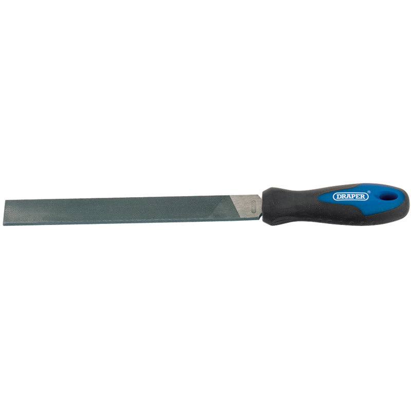 Draper Soft Grip Engineer's Hand File and Handle, 200mm Main Image