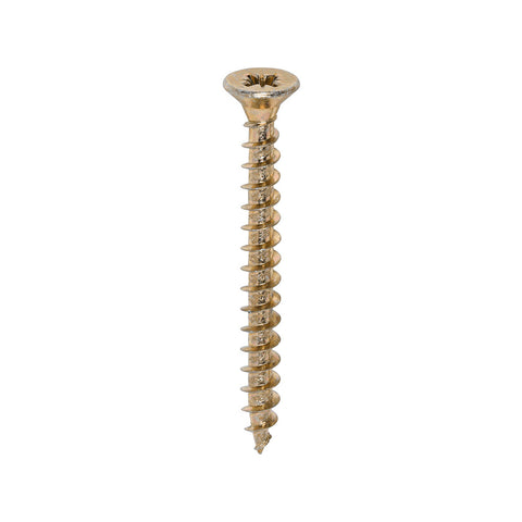 Solo Woodscrews - PZ - Double Countersunk - Yellow Main Image