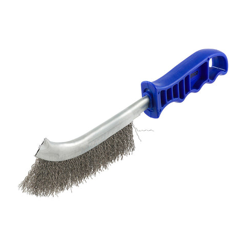 Blue Handle Wire Brush S/Steel 5055893329535 Main Image