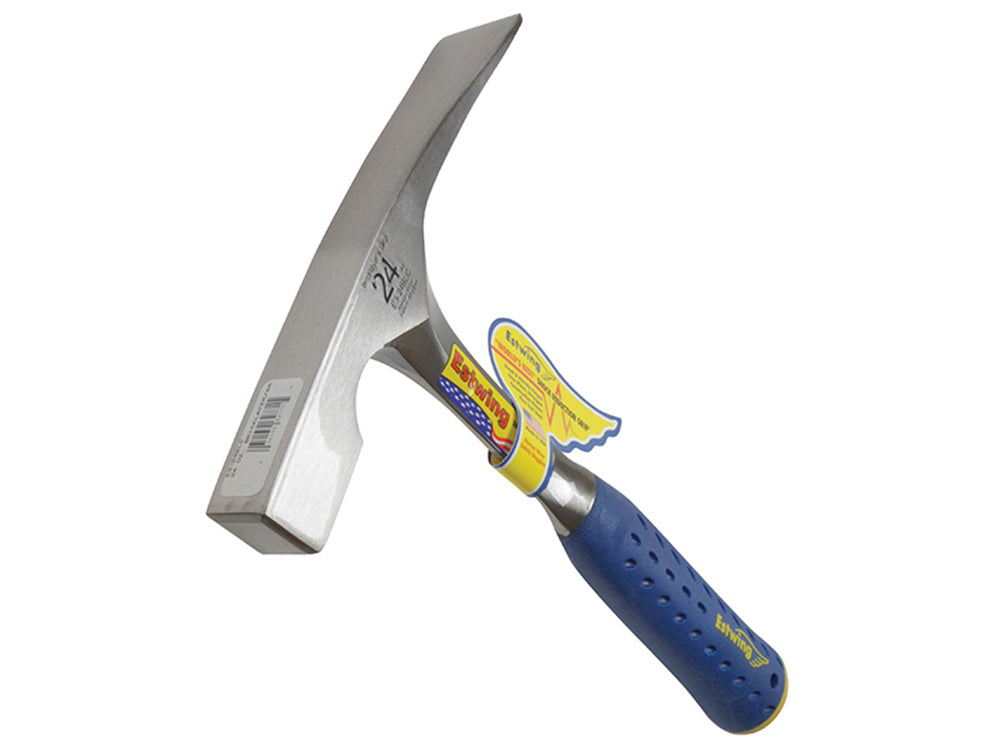 Estwing E3/24BL Brick Hammer Vinyl Grip 680g (24oz)-E3/24BLC Main Image