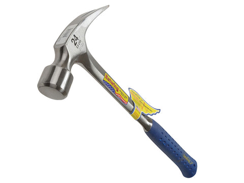 Estwing E3/24S Straight Claw Framing Hammer - Vinyl Grip 680g (24oz)-E3/24S Main Image