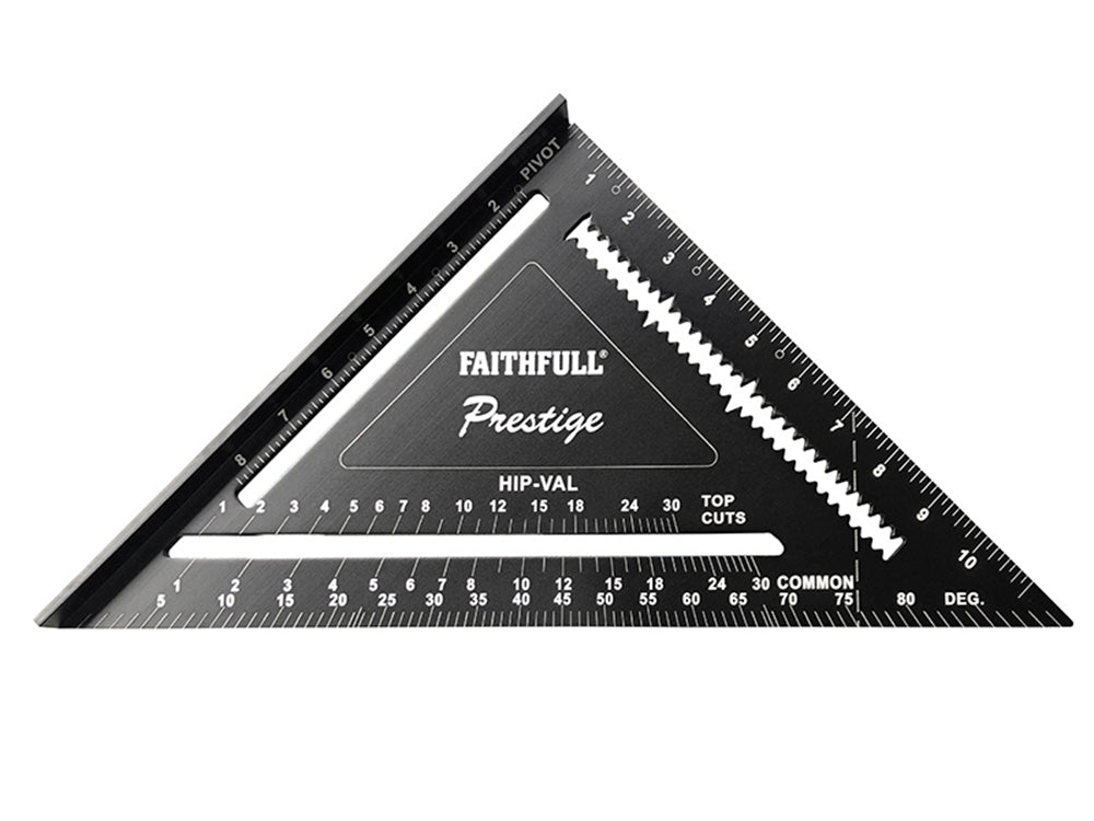 Faithfull Prestige Quick Square Black Aluminium- Main Image