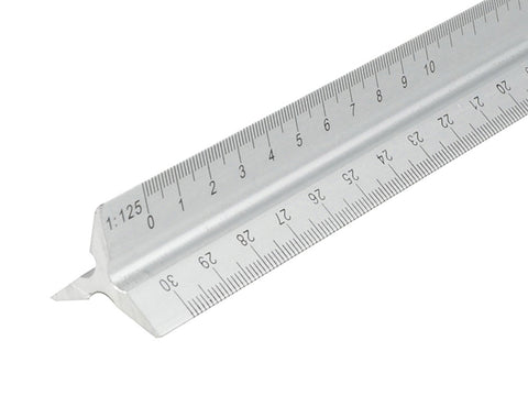 Faithfull Aluminium Triangle Scale Rule 300mm- Main Image