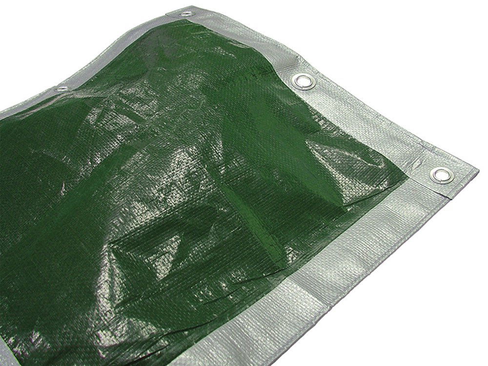 Faithfull Tarpaulin Green/Silver- Main Image