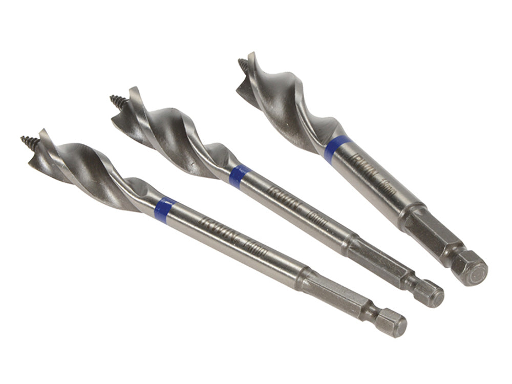 IRWIN Blue Groove Wood Power Bit Set, 3 Piece 14 16 & 18mm-10507720 Main Image
