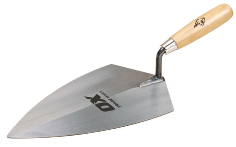 OX Trade Brick Trowel Philadelphia - Wooden Handle 11  / 280mm - OX-T017528 Main Image