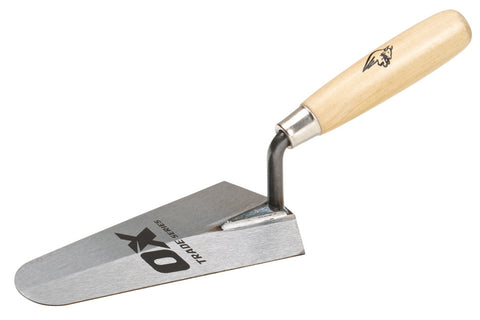 OX Trade Gauging Trowel - Wooden Handle 7  / 180mm - OX-T017718 Main Image