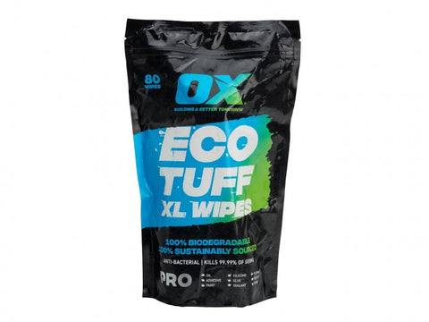 OX Tools OX-P351108 Biodegradable Eco Wipes Refill Pouch 80pk Main Image