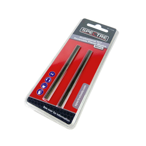 Spectre 2pc Tungsten Carbide Planer Blade Pack (82mm x 5.5mm x 1.1mm) Main Image