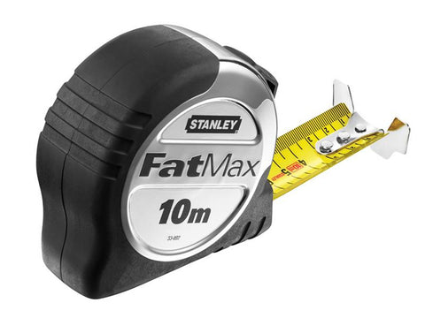 STANLEY FatMax Pro Pocket Tape 10m (Width 32mm) (Metric only)-0-33-897 Main Image