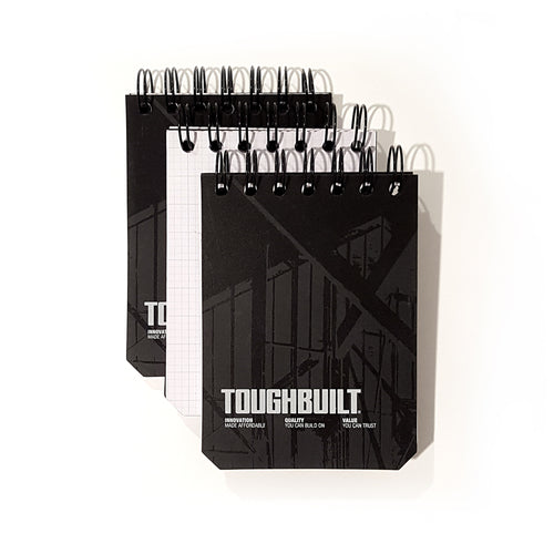 Toughbuilt 3 Pack Grid Notebooks (Small) TB-56-S-3 Main Image