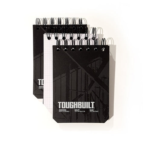 Toughbuilt 3 Pack Grid Notebooks (Small) TB-56-S-3 Main Image