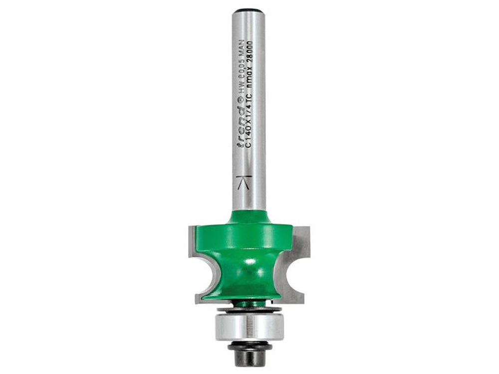 Trend C140 x 1/4 TCT Bearing Guided Corner Bead 3.2mm Radius-C140X1/4TC Main Image