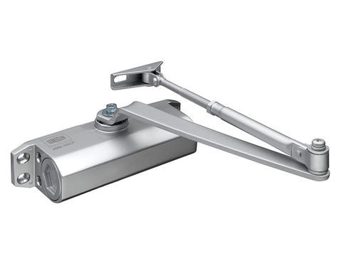 UNION Fixed Size 3 Rack & Pinion Door Closer Silver-J-CE3F-SIL Main Image