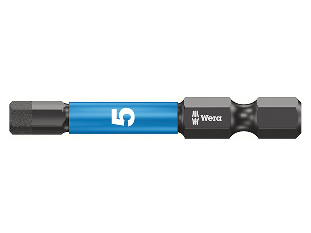 Wera 840/4 Impaktor Insert Bit Hex-Plus 5mm x 50mm Carded 05073945001 Main Image