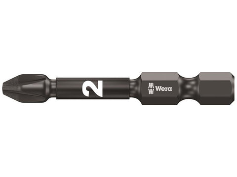 Wera 855/4 Impaktor Insert Bit Pozi PZ2 x 50mm Carded 05073961001 Main Image