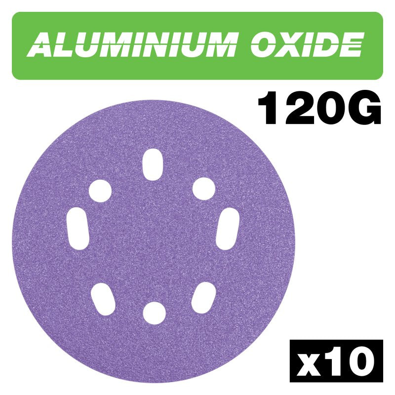 TREND AB/125/120A RANDOM ORBITAL SAND DISC 125 X 120G 10PC Main Image