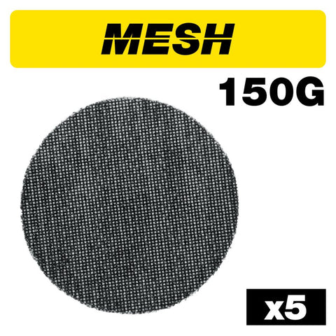 TREND AB/125/150M MESH RANDOM ORBITAL SAND DISC 125MM 5PC Main Image