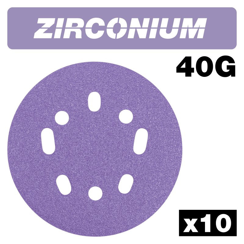 TREND AB/125/40Z RANDOM ORBITAL SAND DISC 125 X 40G 10PC Main Image