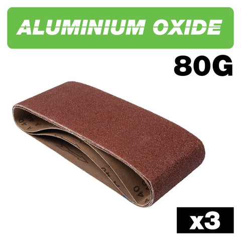 TREND AB/B100/80A SANDING BELT 100 X 610MM 3 PACK Main Image