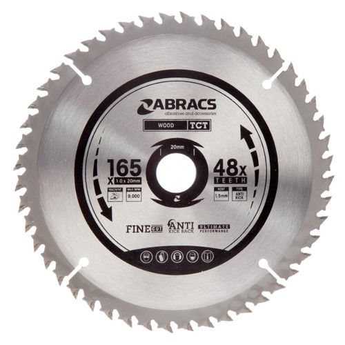 Abracs TCTC16548 TCT BLADE 165mm x 20mm x Main Image