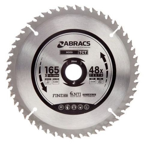 Abracs TCTC16548 TCT BLADE 165mm x 20mm x Main Image