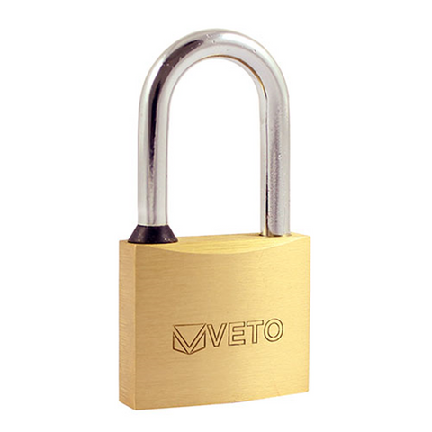 Brass Padlock - Long Shackle