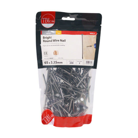Round Wire Nails - Bright Main Image