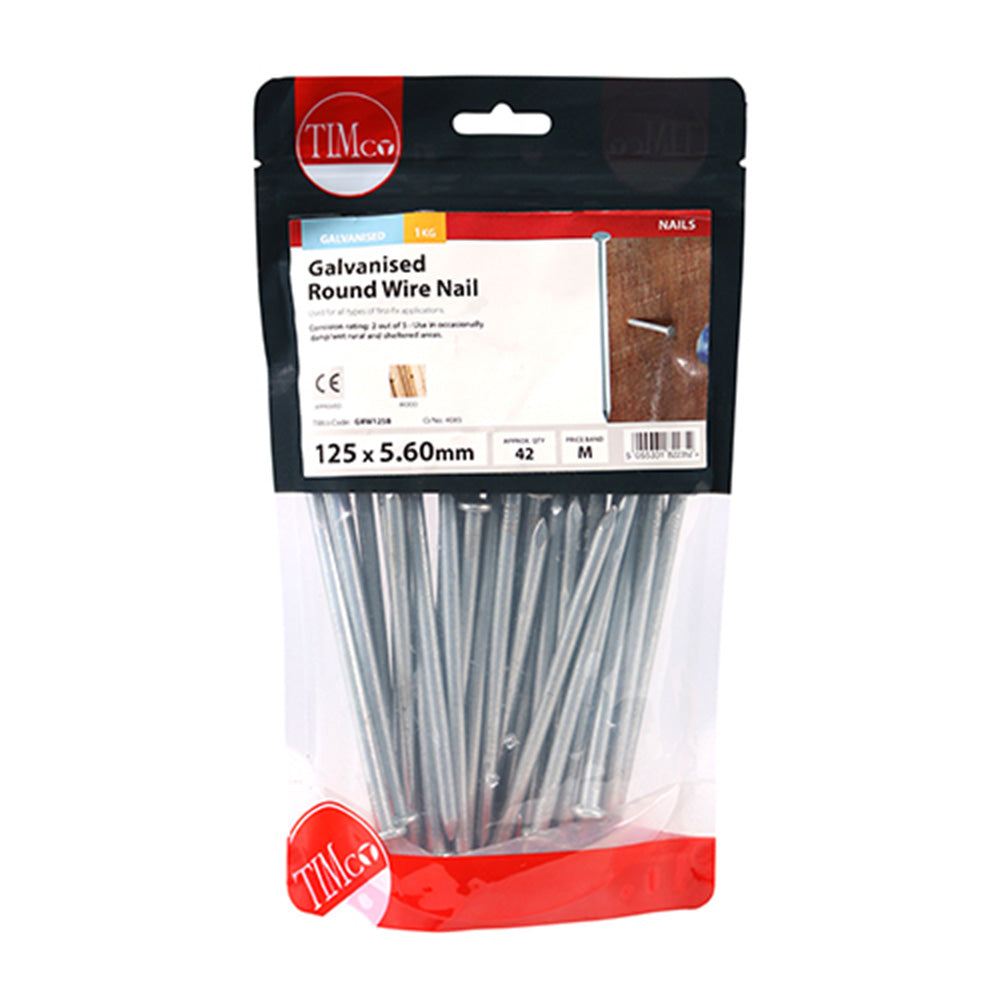 Round Wire Nails - Galvanised Main Image