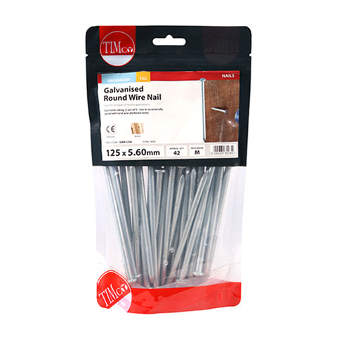 Round Wire Nails - Galvanised Main Image