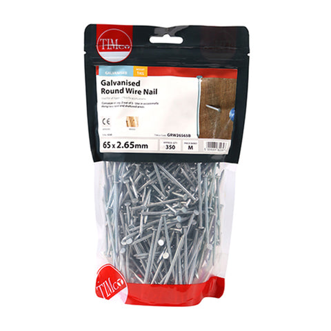 Round Wire Nails - Galvanised Main Image
