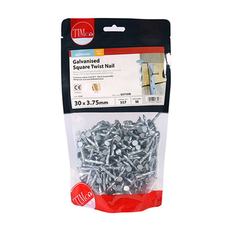 Square Twist Nails - Galvanised Main Image