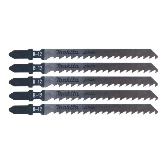 Makita A-85640 B-12 Clean Cut Wood Jigsaw Blade Pack 75mm x5 Pcs Main Image